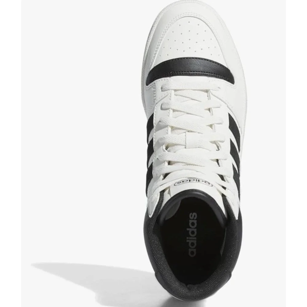Womens 9.5 ADIDAS Break start Mid basketball shoes.  white/black/cloud white